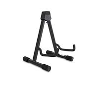 GEWA Support de guitare A-Style - pour guitare acoustique - pliable - largeur réglable - coussinets en caoutchouc - 43 cm de haut - noir - GS-40AB