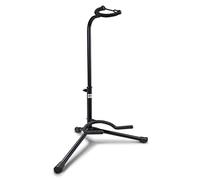 GEWA Support de guitare Classic GS-10B – acoustique/électrique, fermeture caoutchouc, noir