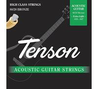 GEWA TENSON Jeu de cordes pour guitare acoustique, 80/20 Bronze, extra-light .010-.047