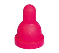 Gewa Tétine pour agneau - rouge/courte avec ouverture en croix, conique, pour seau abreuvoir