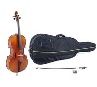 GEWA Violoncelle, Garniture pour violoncelle série Maestro 1 VC3 - 1/4 Prêt à jouer incl. housse, archet en carbone et cordes Larsen Aurora