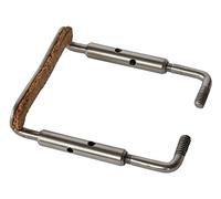 GEWA Vis de mentonnière pour violon 27 mm Titane poli