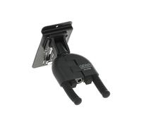 GEWA WallGrip GH-80SB Support mural pour guitare acoustique, guitare électrique, basse - Rembourrage en silicone antidérapant - Réglable de manière flexible - Noir