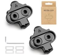 GEWAGE Crampons pour pédales de vélo compatibles Shimano SPD SH51/SH56 | Plaques de chaussures CrMo pour pédales à clic à 2 trous avec déclenchement simple ou multiple ; plaques antidérapantes et