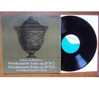 Gewandhaus Quartett Leipzig. Bosse, Suske, Hallmann, Erben - Streichquartett op. 18 Nr. 5 und Nr. 6. Gewandhaus Quartett Leipzig. Bosse, Suske, Hallmann, Erben Mono [Vinyl] Gewandhaus Quartett Leipzig. Bosse, Suske, Hallmann, Erben and Beethoven, Ludwig van