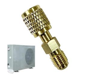Gewindeanschluss Kältemittelbehälter Kältemittel Schlauch Adapter | Mit Linksgewinde 1/4 Zoll Anschluss Für Split-Klimageräte