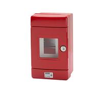 Gewiss 42 RV - Centrale d'urgence 4 modules avec rail rouge