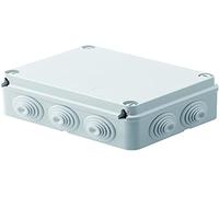 Gewiss BOÎTE de DÉRIVATION avec Couvercle Bas À VIS - IP55 - Dimensions INTERNES 190X140X70 - PAROIS avec Passe-Fils À Gradins À ENTRÉE DIRECTE