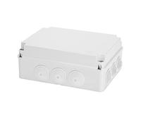 Gewiss BOÎTE de DÉRIVATION avec COUVERCLE BAS À VIS - IP55 - DIMENSIONS INTERNES 300X220X120 - PAROIS avec PASSE-FILS À GRADINS À ENTRÉE DIRECTE