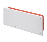 Gewiss - Boîte de dérivation et connexion - Pour murs en maçonnerie - Avec rail DIN - Dimensions 516X202X90 - Couvercle blanc Ral9016