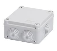 Gewiss - Boîte Grise Rectangulaire 150 X 110 Mm - 10 Entrées