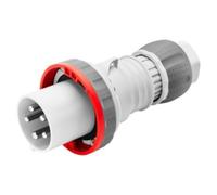 Gewiss Prise mobile droite HP 3P+T 63A 380-415V IP69 Rouge 6H Câblage à manteau