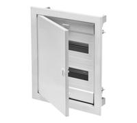 Gewiss Gewiss Petit tableau de distribution encastré 24(2x12) modules avec porte GW40152N Quantité:1