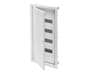 Gewiss Gewiss Petit tableau de distribution encastré GW40154N 4x12TE avec porte en tôle d'acier Quantité:1