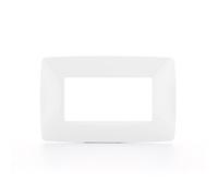 Gewiss GW16103TN Chorus One Plaque, 3 emplacements, noir