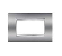 Gewiss gw16204mc Chorus Lux Plaque, 4 postes, chrome