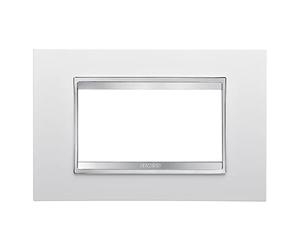 GEWISS gw16204tb Chorus Lux Plaque, 4, blanc
