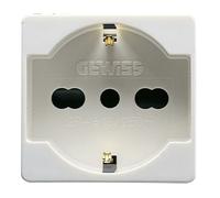 Gewiss GW20246 Prise Standard Italienne/Allemande 250V AC - 2P+T 16A P40