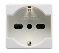 Gewiss GW20246 Prise Standard Italienne/Allemande 250V AC - 2P+T 16A P40