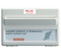 GEWISS GW20820 Interrupteur Universel Pour Installations Hôtelières