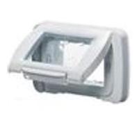 Gewiss GW22453 boitier de prise de courant Gris G
