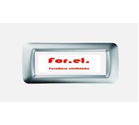 GEWISS GW22656 - Plaque 6 Postes Chromée Douce