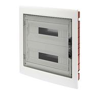Gewiss gw40609 Boitier électrique - Tableau électrique (Orange, Transparent, Blanc, 465 mm, 505 mm, 85 mm)