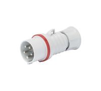 Gewiss Gw60019h basse tension à vis prise droite de câblage, haute performance, IP44/IP54, 6 Référence, 3P + E Pole, 380 V-415 V, 32 A, 50 Hz/60 Hz, Rouge