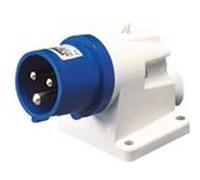 SOCLE MURAL MALE IEC CON.SAIL.PR.90° 3P+T 32A 400V 6H