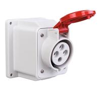 Gewiss Gw62419-3p-sortie (t ip44 6h 400 v 32 50-60 hz) rouge
