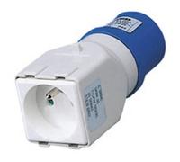 Gewiss Adaptateur de prise GW64203 Type E (FR) brochage industriel/domestique