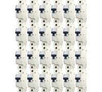 Gewiss GW92208 B20 Lot de 24 disjoncteurs automatiques série 90 | 1 pôle type B | 230 V CA | 20 A | Pouvoir de coupure 6 kA | IP2X | Rail DIN | Protection contre les surintensités et les