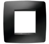 Gewiss-PLAQUE ONE INT. 2+2+2+2P V NOIR TONER