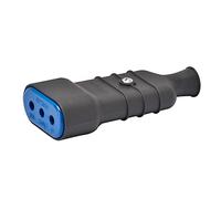 Gewiss Prise Mobile, Standard italien, 2P+T 10A 250V AC, Type P11, Ardoise