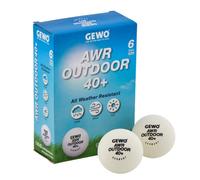 GEWO AWR Outdoor 40+ Balle de Tennis de Table d'extérieur