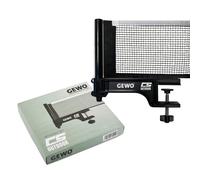 GEWO CS Outdoor Filet de ping-Pong - Filet de Tennis de Table résistant aux intempéries pour l'extérieur - Supports de Filet Robustes et vis de réglage de la Hauteur Pratique - Montage Facile - Fil