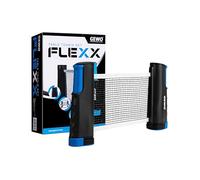 GEWO Filet de Tennis de Table FleXX - pour Toutes Les Tables - Pinces antidérapantes réglables pour Le Filet de Tennis de Table à emporter - Extensible jusqu'à 2 m pour des épaisseurs de Plateau