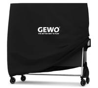 GEWO Housse universelle robuste pour table de ping-pong d'extérieur 600D en tissu Oxford 600D, housse de protection pour table de ping-pong extérieur, résistante aux intempéries et aux UV