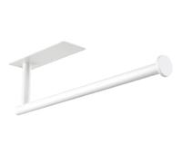 Gewtur Porte Essuie Tout Blanc Auto-adhésif, Supports pour Papier Essuie-Tout Mural, Porte Sopalin Porte Rouleau Papier Cuisine Acier Inoxydable