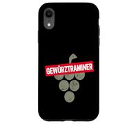 Gewürztraminer Vin Vintage buveurs et vignerons Coque pour iPhone XR