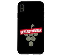 Gewürztraminer Vin Vintage buveurs et vignerons Coque pour iPhone XS Max