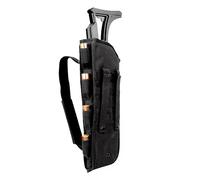 Gexgune 19" Tactical Shotgun Rifle Scabbard Bag Molle Shoulder Sling Case Padded Bag Hunting Bags with Shell Pouch Long Carry Bags