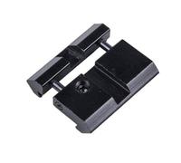 Gexgune Adaptateur de Rail à Queue d'aronde 11-20 mm vers Rail P.icatinny (emplacements 1/4/9), convertisseur de Montage Ultra-Fin en Alliage d'aluminium (1Slot)