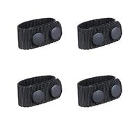 Gexgune Duty Belt Keeper Nylon Tactical Belt Keeper Loop Boucle de Ceinture pour 2-2 1/4 Pouces avec Double Pression, (Pack de 4, Noir)