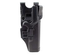 Gexgune Étui Tactique de Dissimulation Militaire, Niveau 3, Serrure, étui de Ceinture, Pistolet et étui de Pistolet pour G1ock 17/19/22/23/31/32 (Noir)