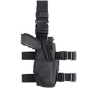 Gexgune Jambes de Combat de Chasse en Plein air Pendaison Holster Pistolet Universel Pistolet étui Pistolet Nylon étui Pistolet Universel (Noir)