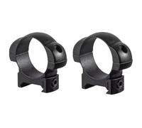 Gexgune Lot de 2 Anneaux de Lunette de visée en Acier de 30 mm, Profil Bas/Haut pour Rail de 20 mm - Compatible avec Les Lunettes de visée, Les Lasers et Les Lampes de Poche de Chasse (Low)