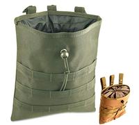 Gexgune Molle System Tactique Molle Dump Magazine Pouch Chasse Récupération Sac Pochette Accessoires Militaire (Vert)