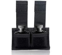 Gexgune Pochette Tactique Double Speedloader Mag Ajustement Universel S&W 38/357/57 Taurus 617 22/44 Mag (4 Couleurs en Option)