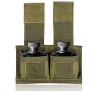 Gexgune Pochette Tactique Double Speedloader Pochette Ceinture Support Mag Ajustement Universel S & W 38 .357 .57 Taurus 617 22 Mag Thru 44 Mag (4 Couleurs en Option)
